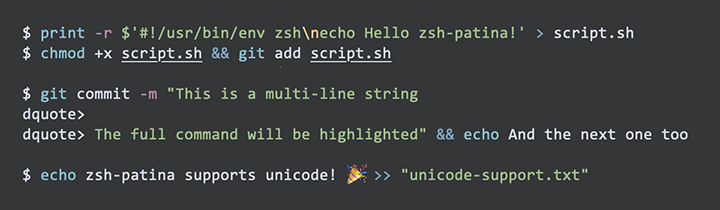 zsh-patina zsh-patina